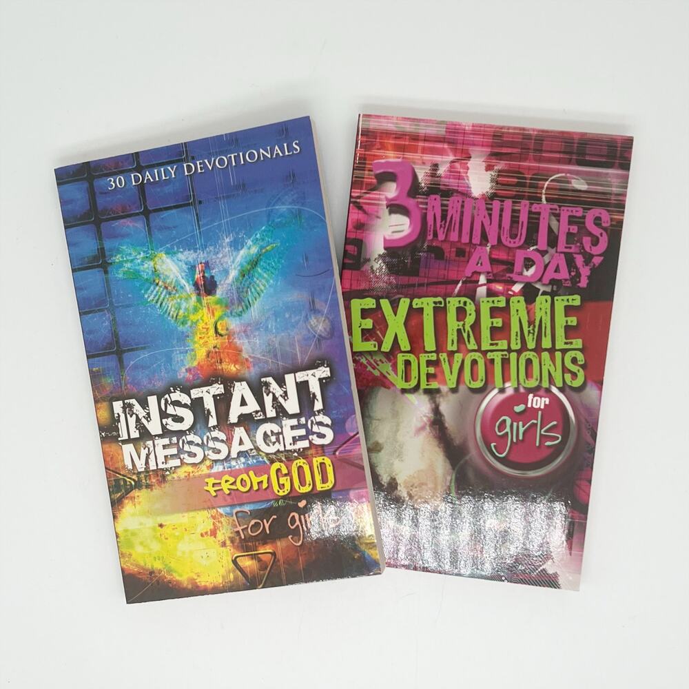 Lot of 2 Daily Devotions Messages for Girls Books